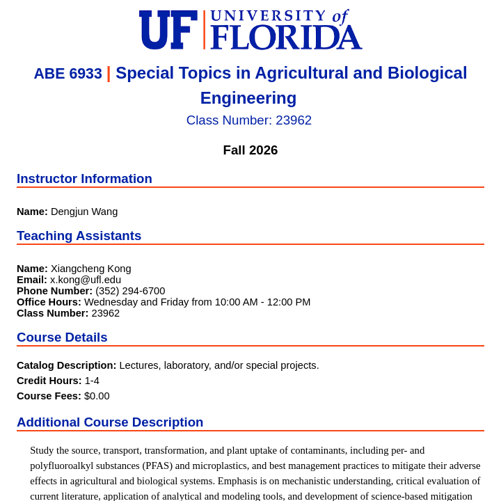 Simple Syllabus